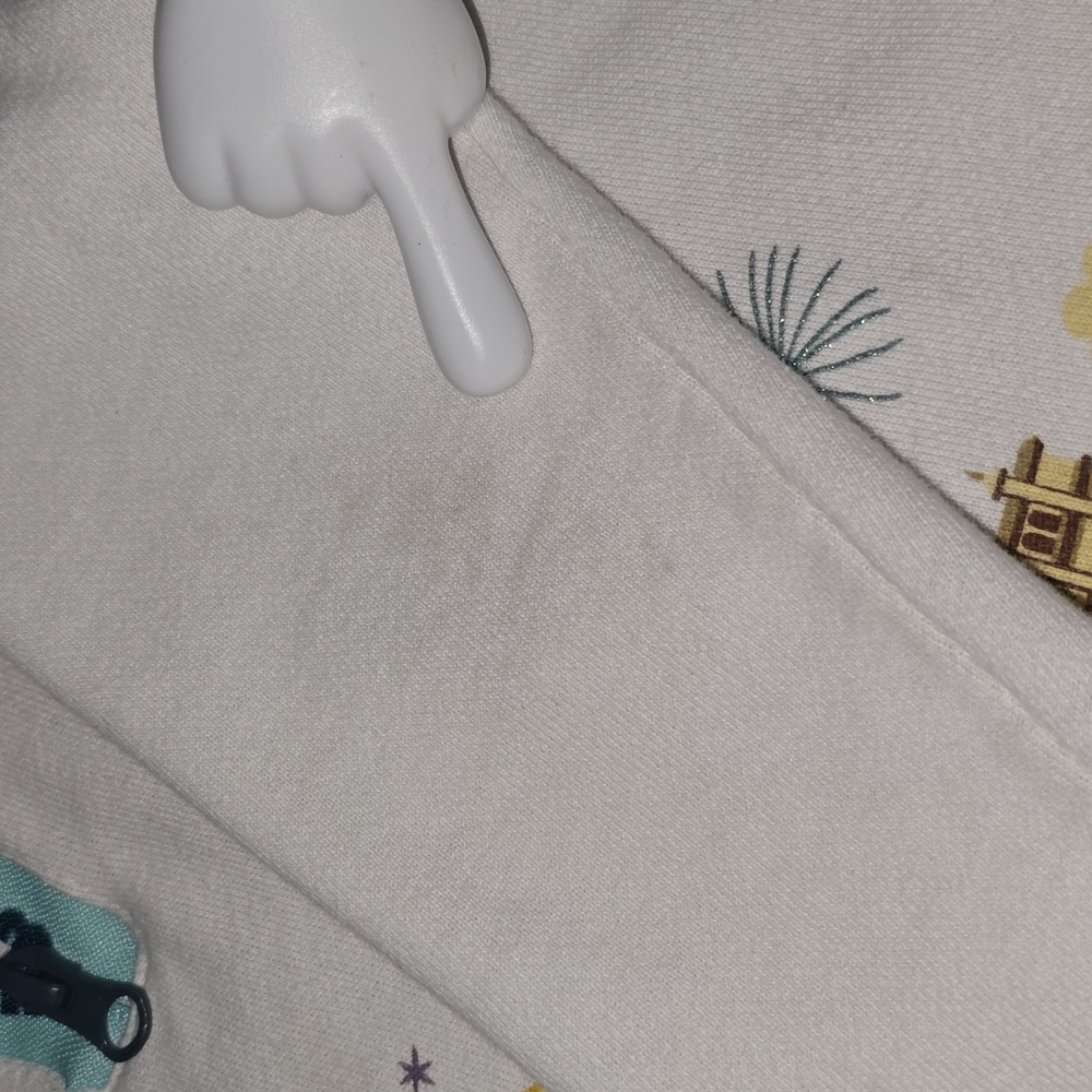 Walt Disney World Disney Parks Minnie Mouse Castle White Hoodie Sweatshirt Small - Picture 11 of 16